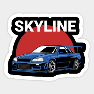 JDM Skyline Sticker